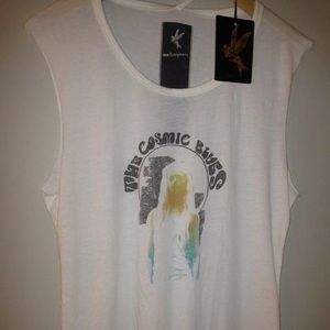 ONETEASPOON Vintage Cream Shirt Size 8 (SMALL)